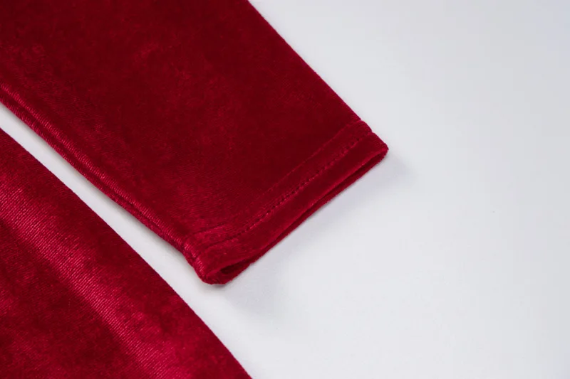 Women Elegant Long Sleeve Party Evening Velvet Bodycon Split Pencil Midi Dress Spring Autumn Clothes Women Elegant Long Sleeve Party Evening Velvet Bodycon Split Pencil Midi Dress Spring Autumn Clothes