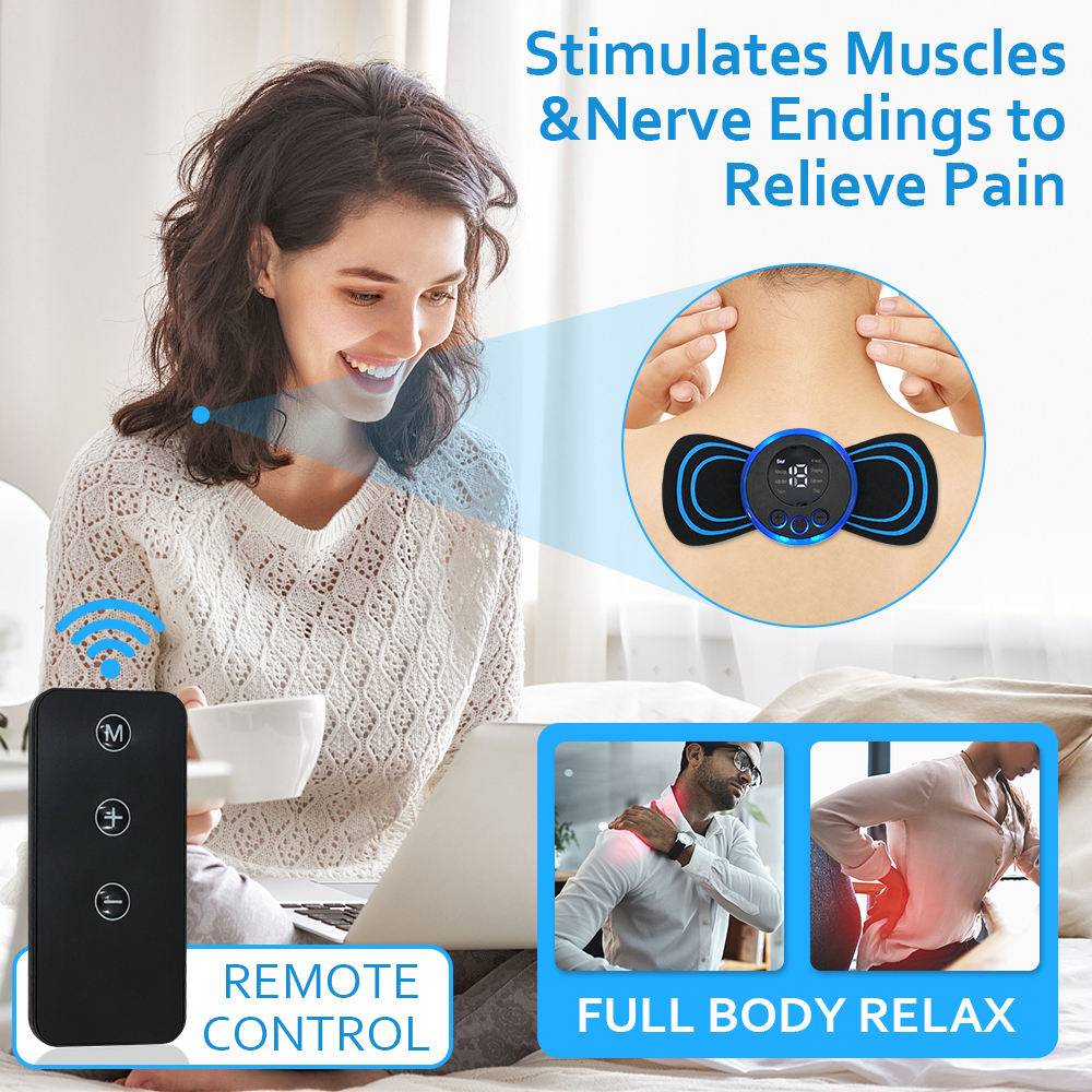 Electric Neck Massager EMS Muscle Stimulator Device