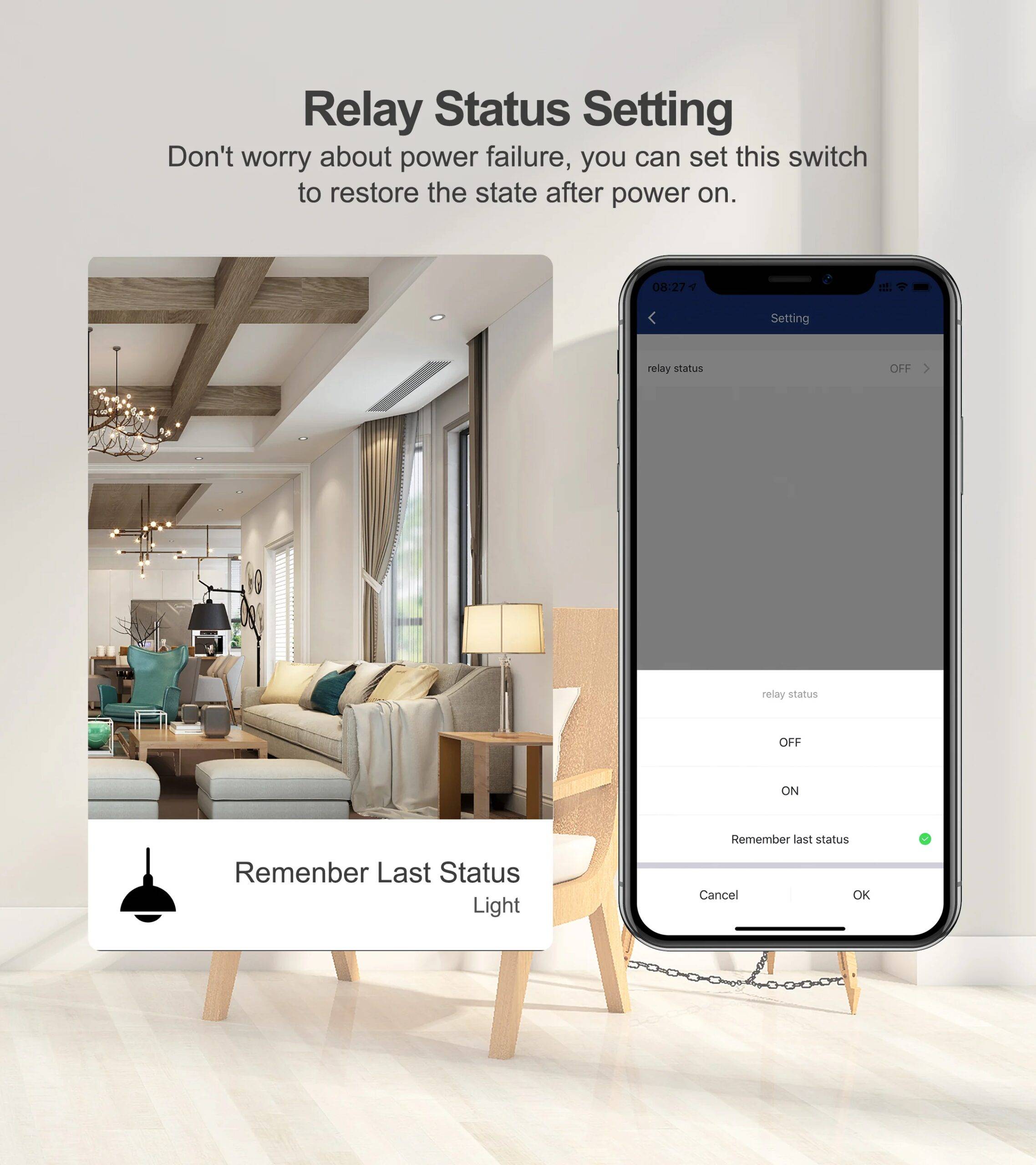 GIRIER Tuya ZigBee 3.0 Smart Switch Module No Neutral Wire Required Smart Home DIY Light Breaker Works with Alexa Google Home GIRIER Tuya ZigBee 3.0 Smart Switch Module No Neutral Wire Required Smart Home DIY Light Breaker Works with Alexa Google Home