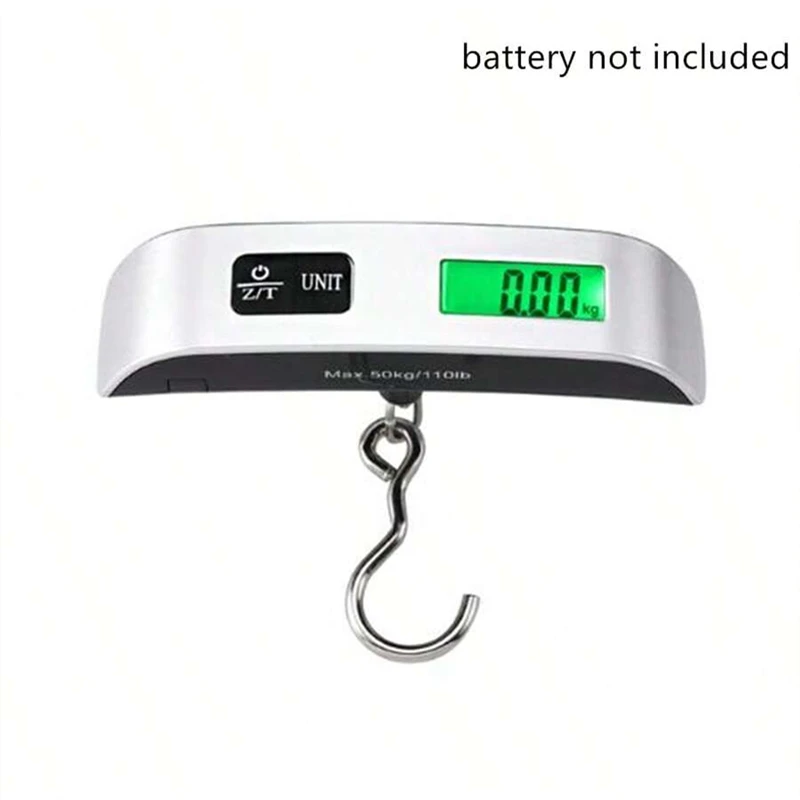 Portable Scale Digital LCD Display 110lb/50kg Electronic Luggage Hanging Suitcase Travel Weighs Baggage Bag Weight Balance Tools Portable Scale Digital LCD Display 110lb/50kg Electronic Luggage Hanging Suitcase Travel Weighs Baggage Bag Weight Balance Tools
