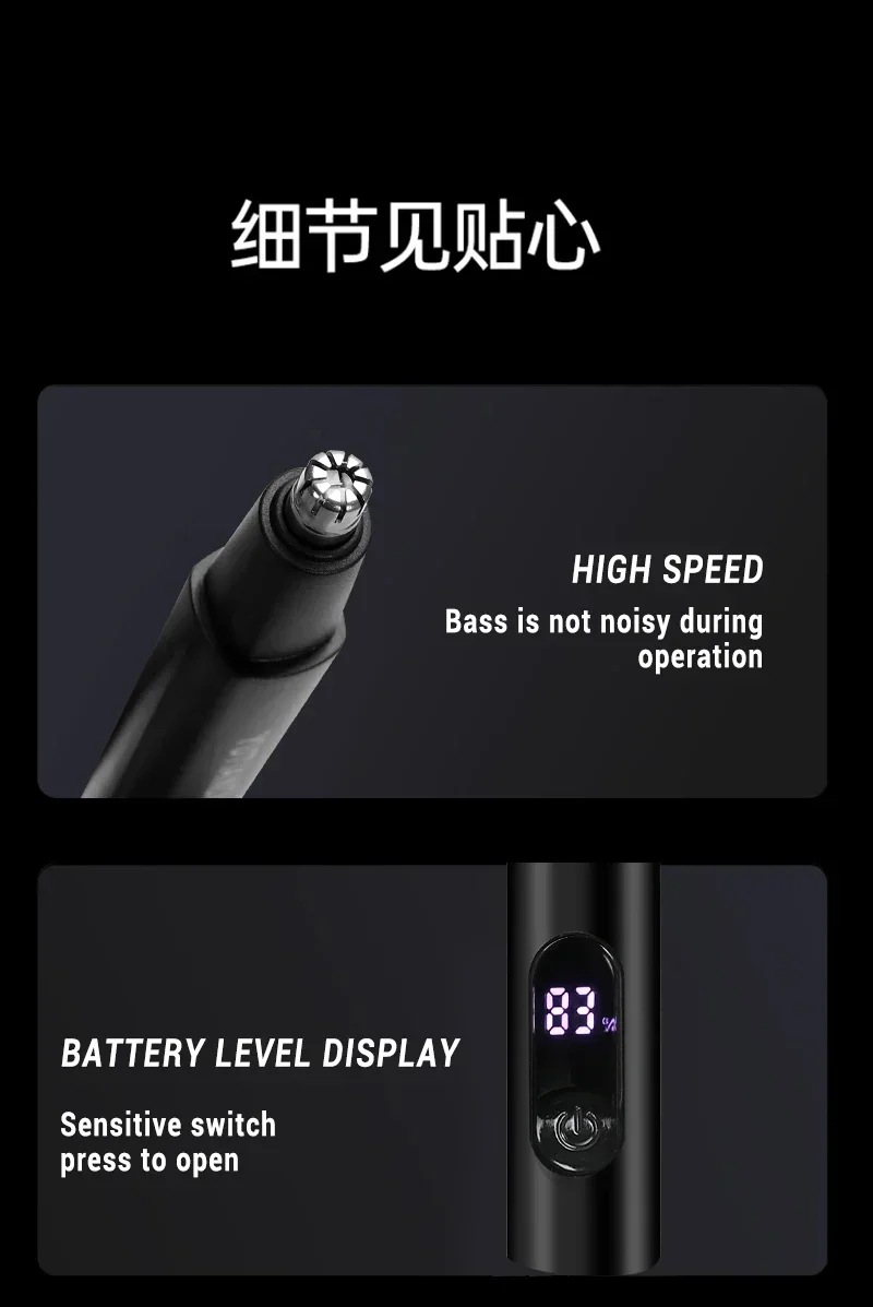 2 In 1 Electric Portable Ear And Nose Hair Trimmer Clipper 2024 Professional Painless Portable Eyebrow For Men 2 In 1 Electric Portable Ear And Nose Hair Trimmer Clipper 2024 Professional Painless Portable Eyebrow For Men