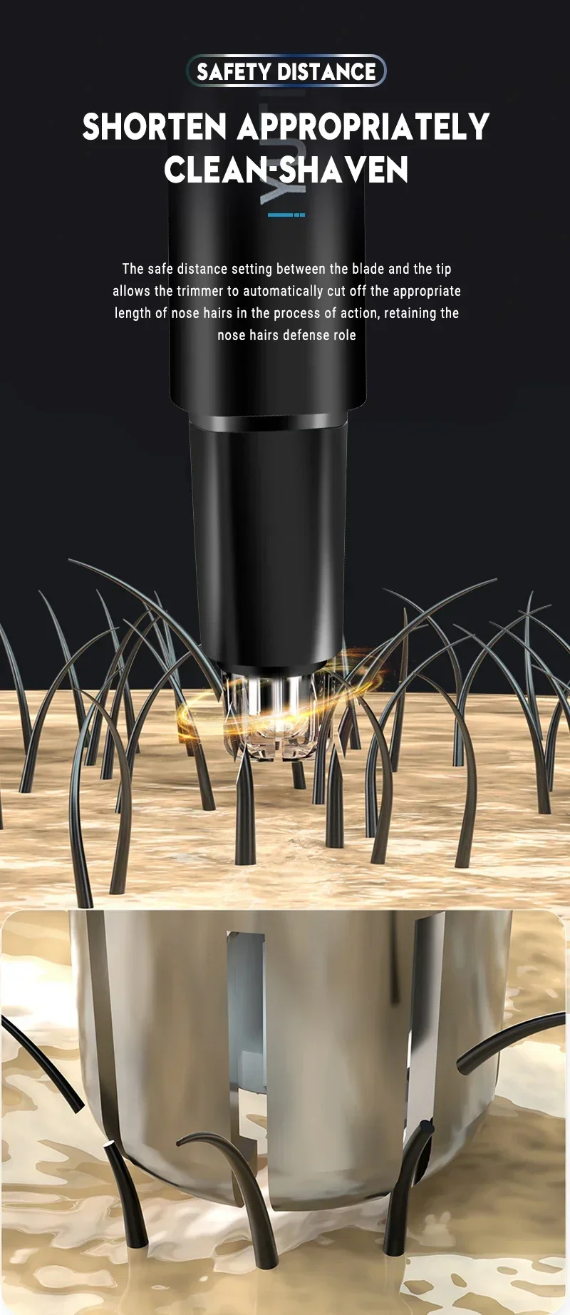 2 In 1 Electric Portable Ear And Nose Hair Trimmer Clipper 2024 Professional Painless Portable Eyebrow For Men 2 In 1 Electric Portable Ear And Nose Hair Trimmer Clipper 2024 Professional Painless Portable Eyebrow For Men