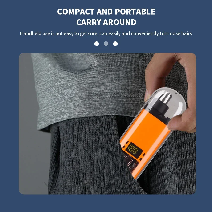 2 In 1 Electric Portable Ear And Nose Hair Trimmer Clipper 2024 Professional Painless Portable Eyebrow For Men 2 In 1 Electric Portable Ear And Nose Hair Trimmer Clipper 2024 Professional Painless Portable Eyebrow For Men