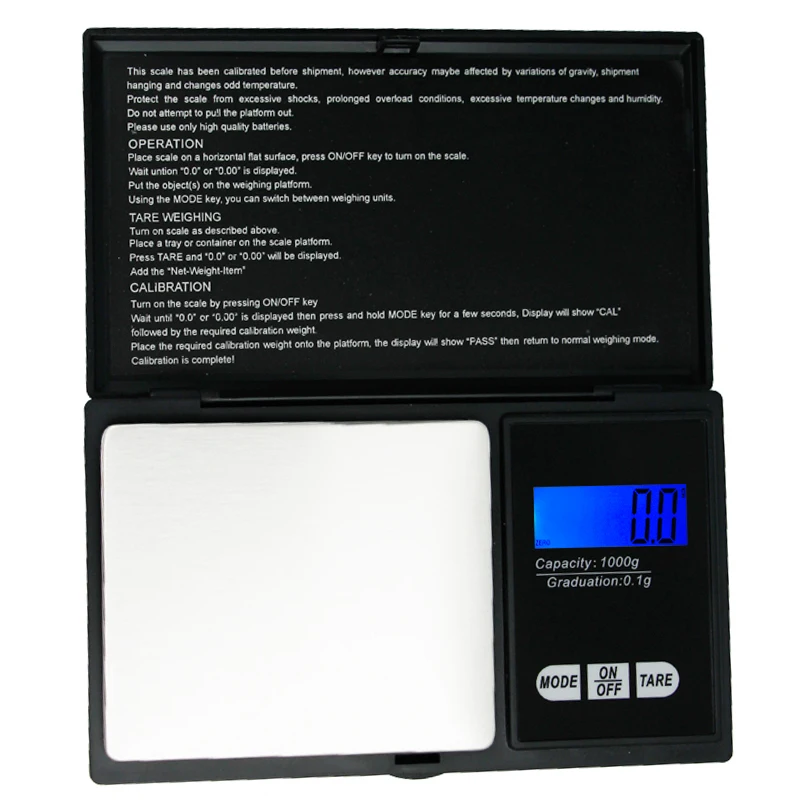 1000g 0.1g/200g 0.01g/500g 0.01g Portable Electronic Scales Jewelry Gold Gram Weight Balance Jewelry Electronic Scales