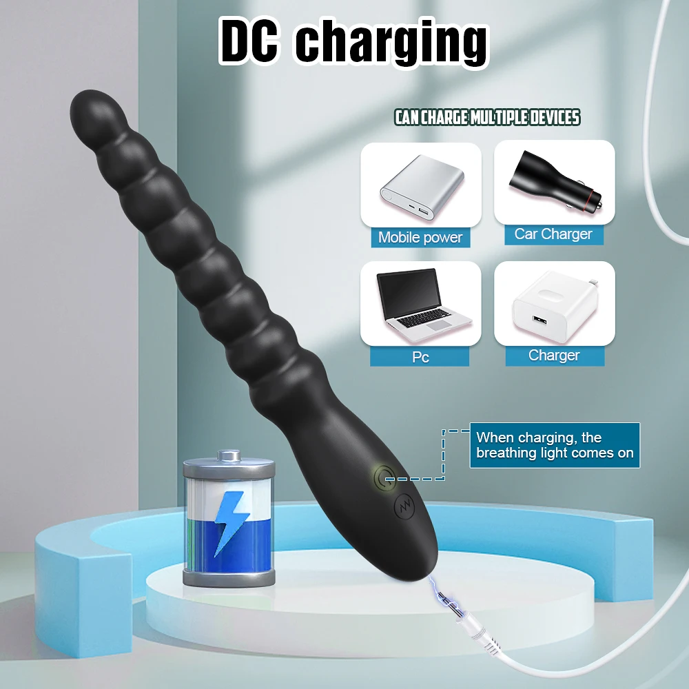 Anal Bead Vibrator Sex Toys For Women Vagina Clitoris Stimulator Vibrating Butt Plugs Male Prostate Massager Anus Sex Toy Couple