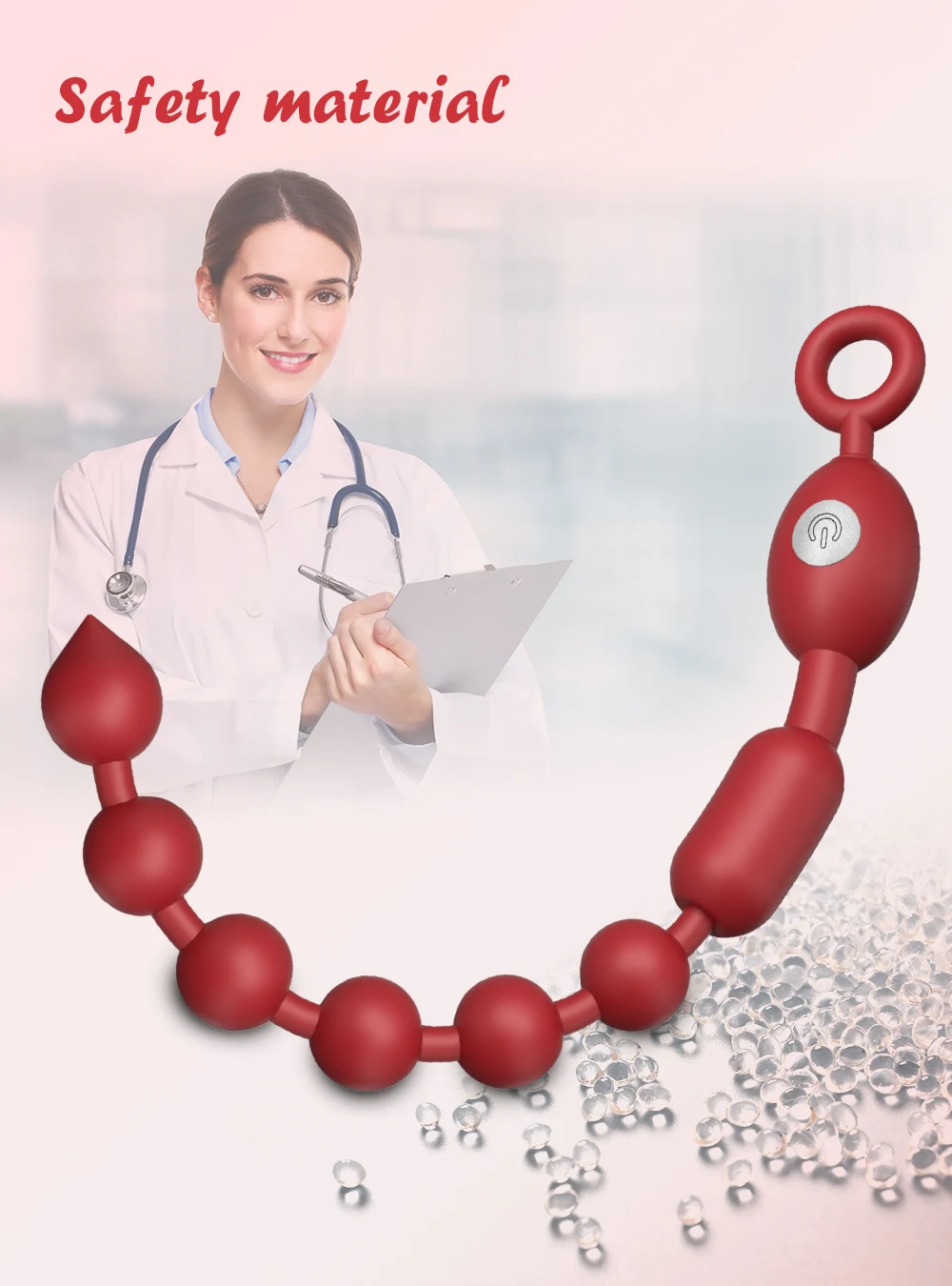 Anal Bead Vibrator Sex Toys For Women Vagina Clitoris Stimulator Vibrating Butt Plugs Male Prostate Massager Anus Sex Toy Couple