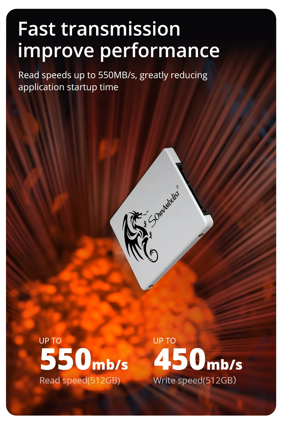 SomnAmbulist SSD 2.5 64GB 128GB 256GB 512GB for Laptop Desktop Solid State Drive Sata3 120GB 240GB 480GB