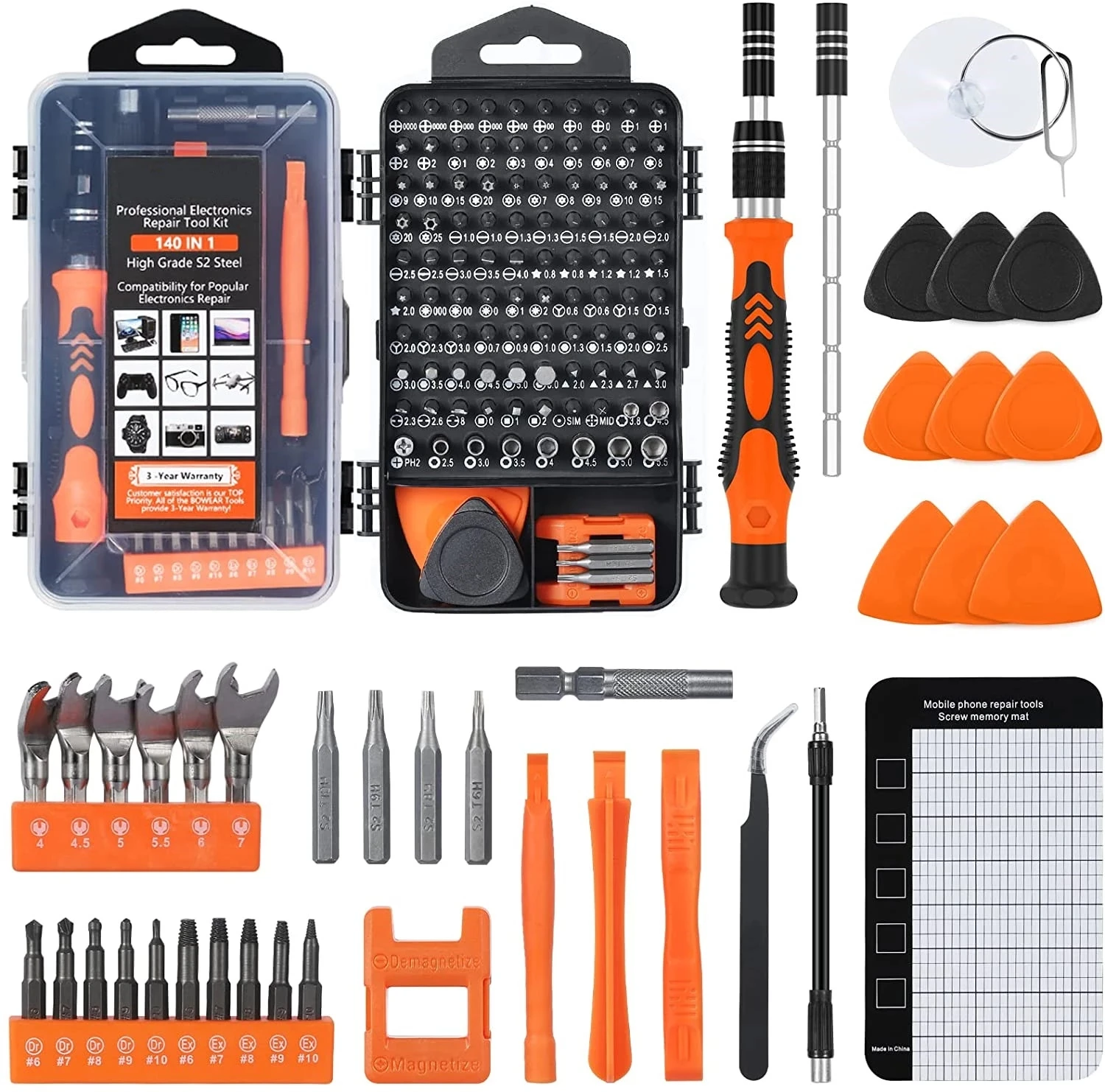 Screwdriver Set Magnetic Torx Phillips Screw Bit Kit WOZOBUY With Electrical Driver Remover Wrench Repair Phone PC Tools Screwdriver Set Magnetic Torx Phillips Screw Bit Kit WOZOBUY With Electrical Driver Remover Wrench Repair Phone PC Tools