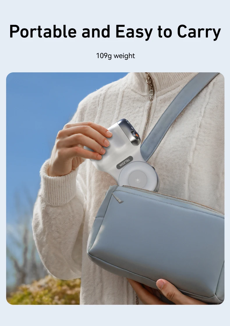 TELESIN Phone Camera Shoot Hand Grip Magnetic Smart Phone Holder Shooting Aid Remote Control Handle For Iphone Android Phone