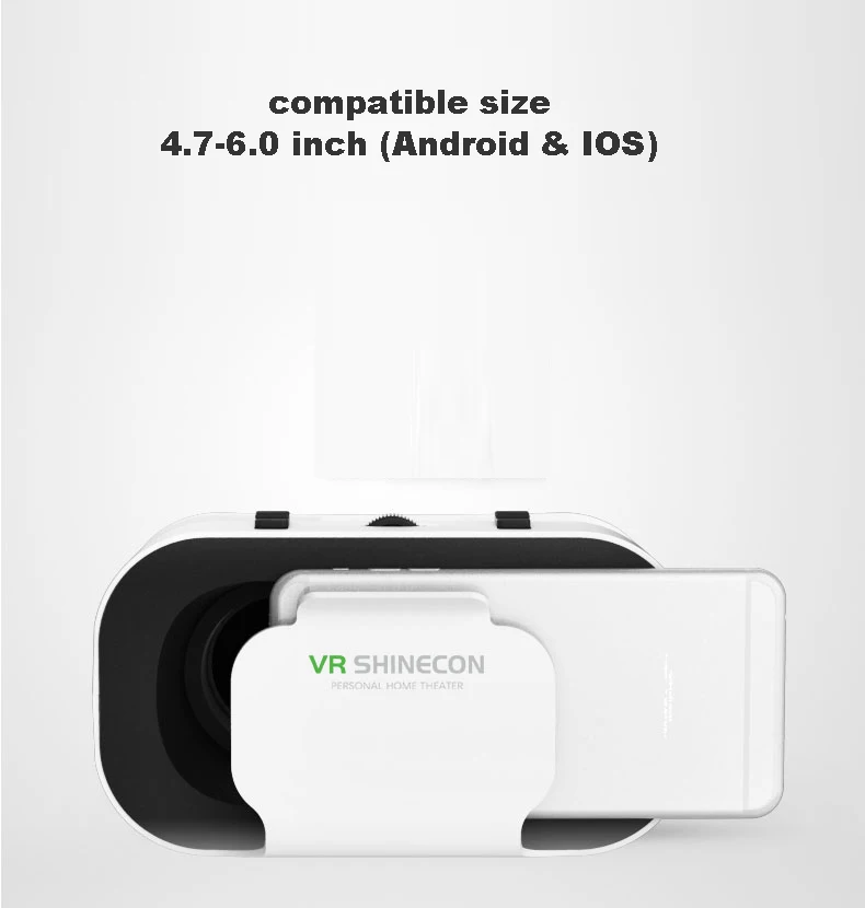 VR Glasses 3D Virtual Reality Headset Devices Helmet Lenses Goggles Smart For Smartphones Phone Cell Mobile Game Viar Viewer Set