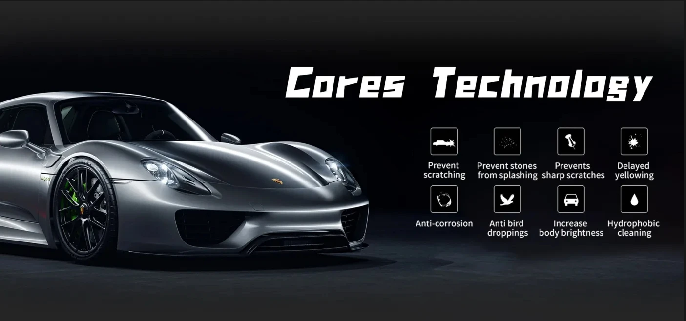 Color PPF gloss Light Nardo Grey TPU PPF Film Paint Protection Film  Wrap Film Anti-yellowing  Self-healing thermal repair