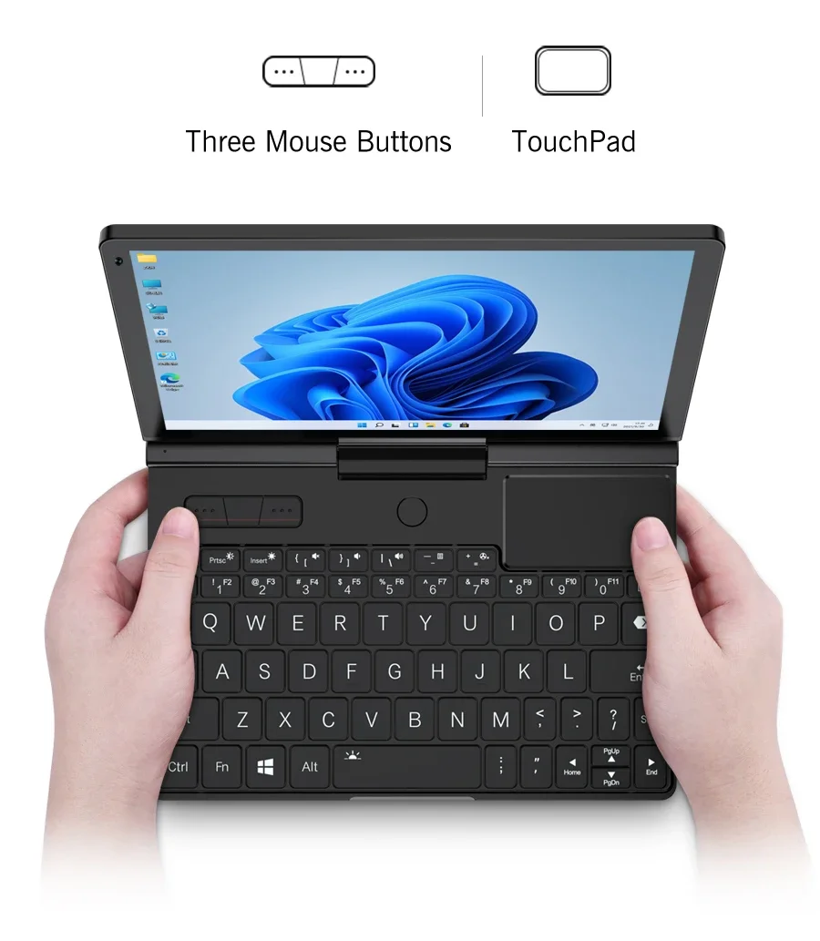 GPD Pocket 3 Intel pentium Gold 7505RAM 16GB RAM 12GB SSD Hard Disk Windows 11 Home Laptop Notebook Mini PC Touch Screen GPD Pocket 3 Intel pentium Gold 7505RAM 16GB RAM 12GB SSD Hard Disk Windows 11 Home Laptop Notebook Mini PC Touch Screen