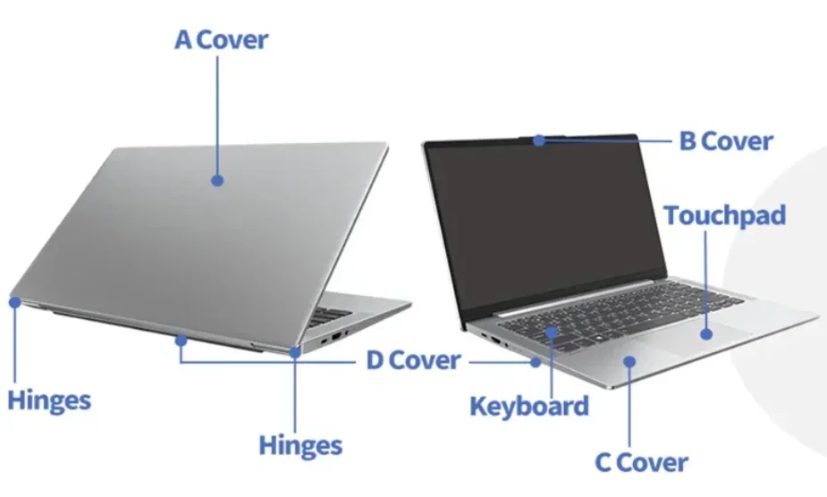 New For ThinkPad E14 Gen1 2019 TP00116A Laptop Shell LCD Screen Back Cover/Front Bezel/Palmrest Upper Top lower Bottom Case