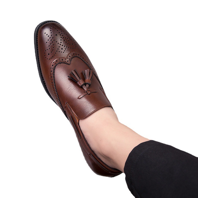 Men's Fashion Pointed Toe Shoes British Style