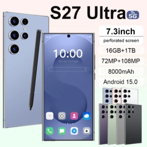 2026 NEW Silicone Case For S27 Ultra Shockproof Cover 7.3 Inch Moblie Phones Cases 8000mAh high quality Mobile accessories Smart Phones Smart Shop