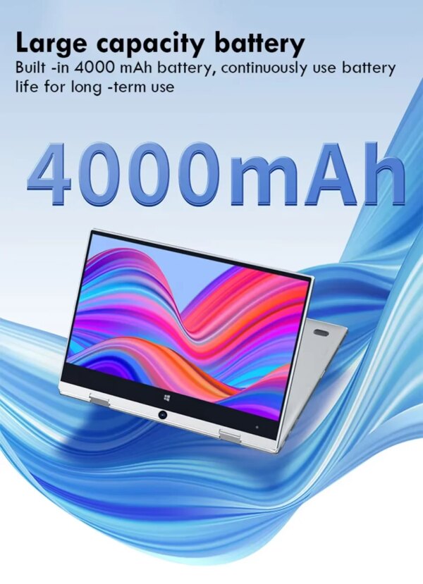Portable 2 in 1 Laptop Computer Intel Core i7-8500Y / N4020 11.6 InchTouch Screen Notebook Windows 11 Pro Tablet PC Computer Smart Laptops Smart Shop