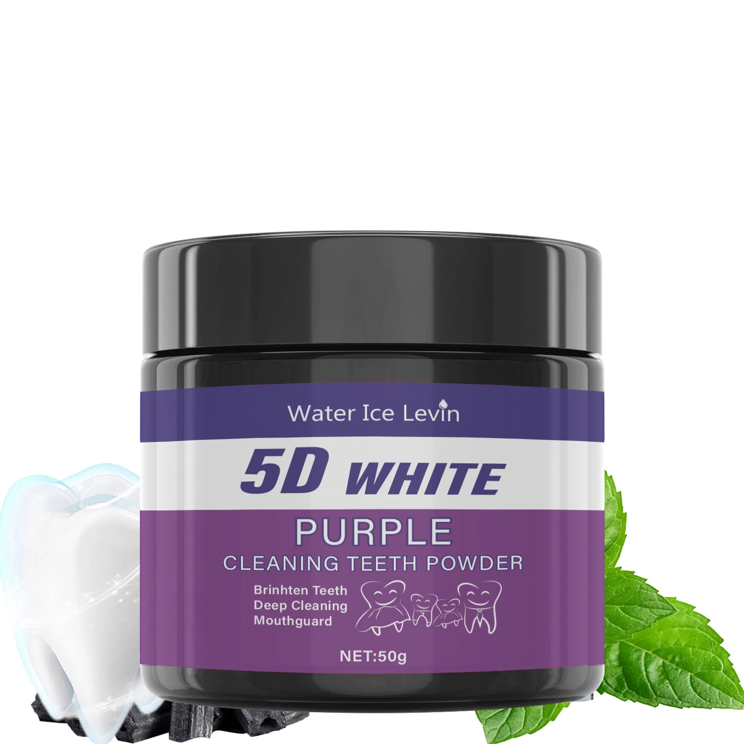 Purple Tooth Cleaning Powder - Sulfate-Free, Deep Cleaning and Polishing, Whitens Teeth in 5 Days, Portable for Daily Use and Travel Purple Tooth Cleaning Powder - Sulfate-Free, Deep Cleaning and Polishing, Whitens Teeth in 5 Days, Portable for Daily Use and Travel
