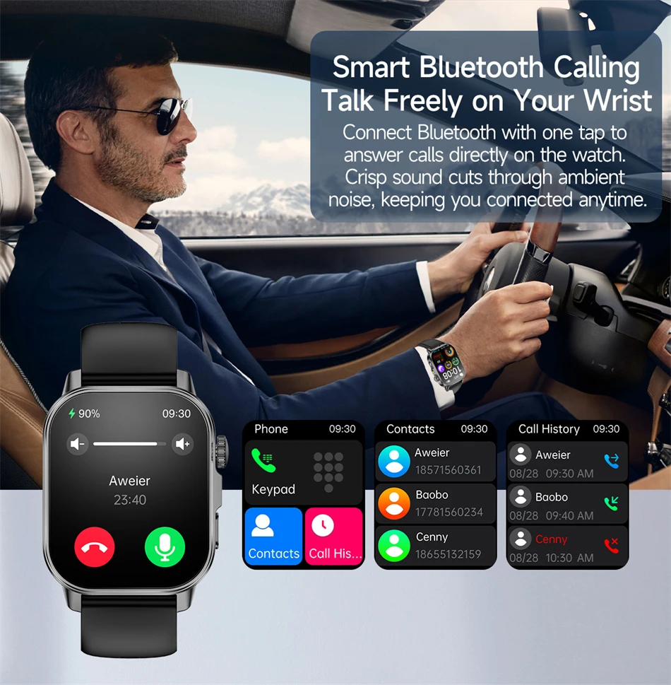 New Men Accurate Health Diagnosis ECG Smart Watch Blood Pressure Blood Oxygen Blood Fat Uric Acid Temp Bluetooth call Smartwatch New Men Accurate Health Diagnosis ECG Smart Watch Blood Pressure Blood Oxygen Blood Fat Uric Acid Temp Bluetooth call Smartwatch