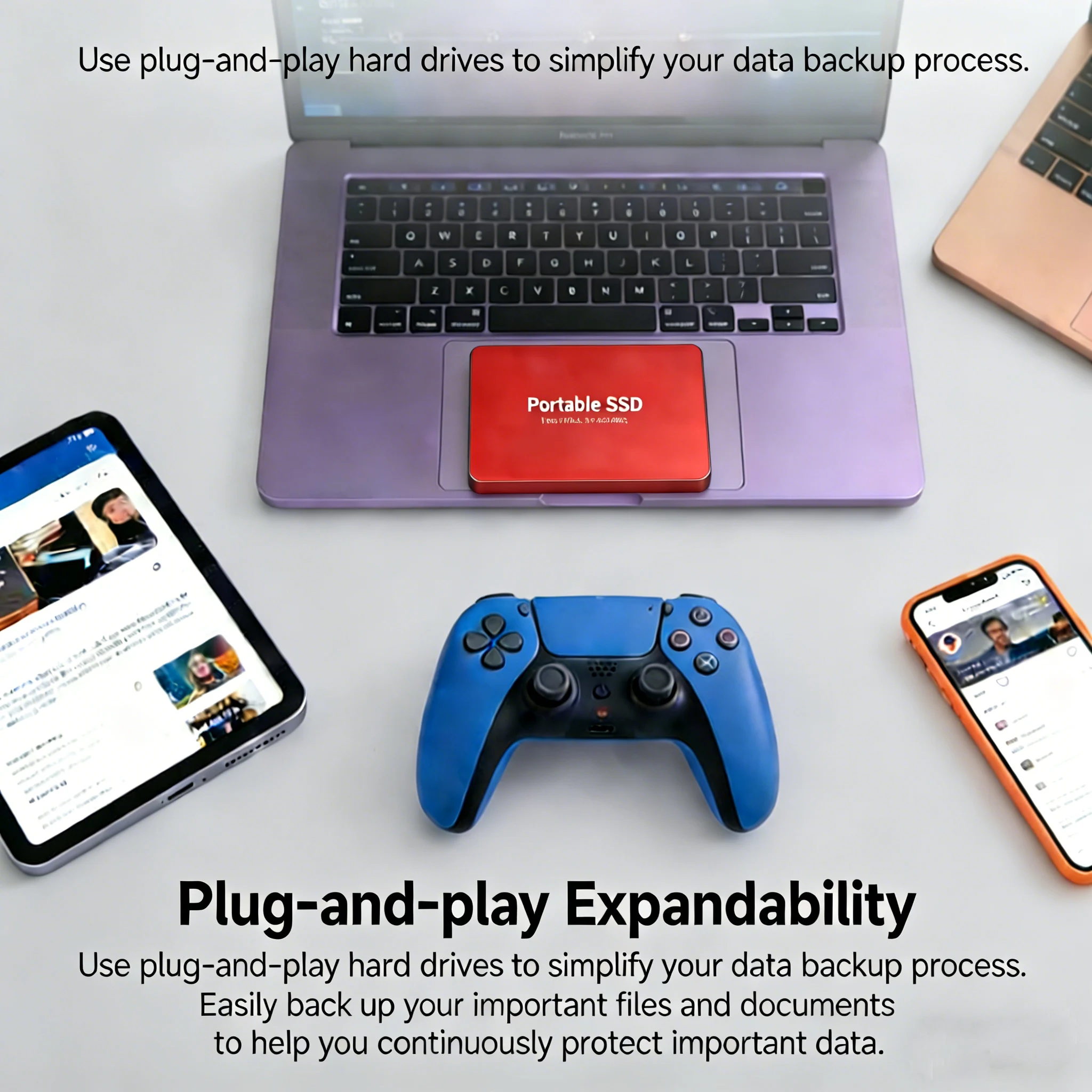 16TB Mass Storage Portable SSD 1TB 2TB 4TB 8TB USB3.2 External Hard Drive High Speed Solid Disk for All Devices 16TB Mass Storage Portable SSD 1TB 2TB 4TB 8TB USB3.2 External Hard Drive High Speed Solid Disk for All Devices