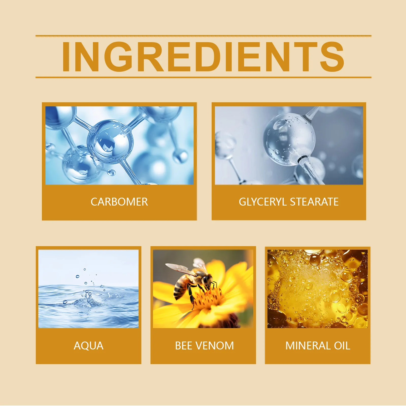 Bee Venom Wrinkle Removal Cream Firming Lifting Facial Moisturizing Deep Hydration Smoothing Fine Lines Anti Aging Face Cream Bee Venom Wrinkle Removal Cream Firming Lifting Facial Moisturizing Deep Hydration Smoothing Fine Lines Anti Aging Face Cream