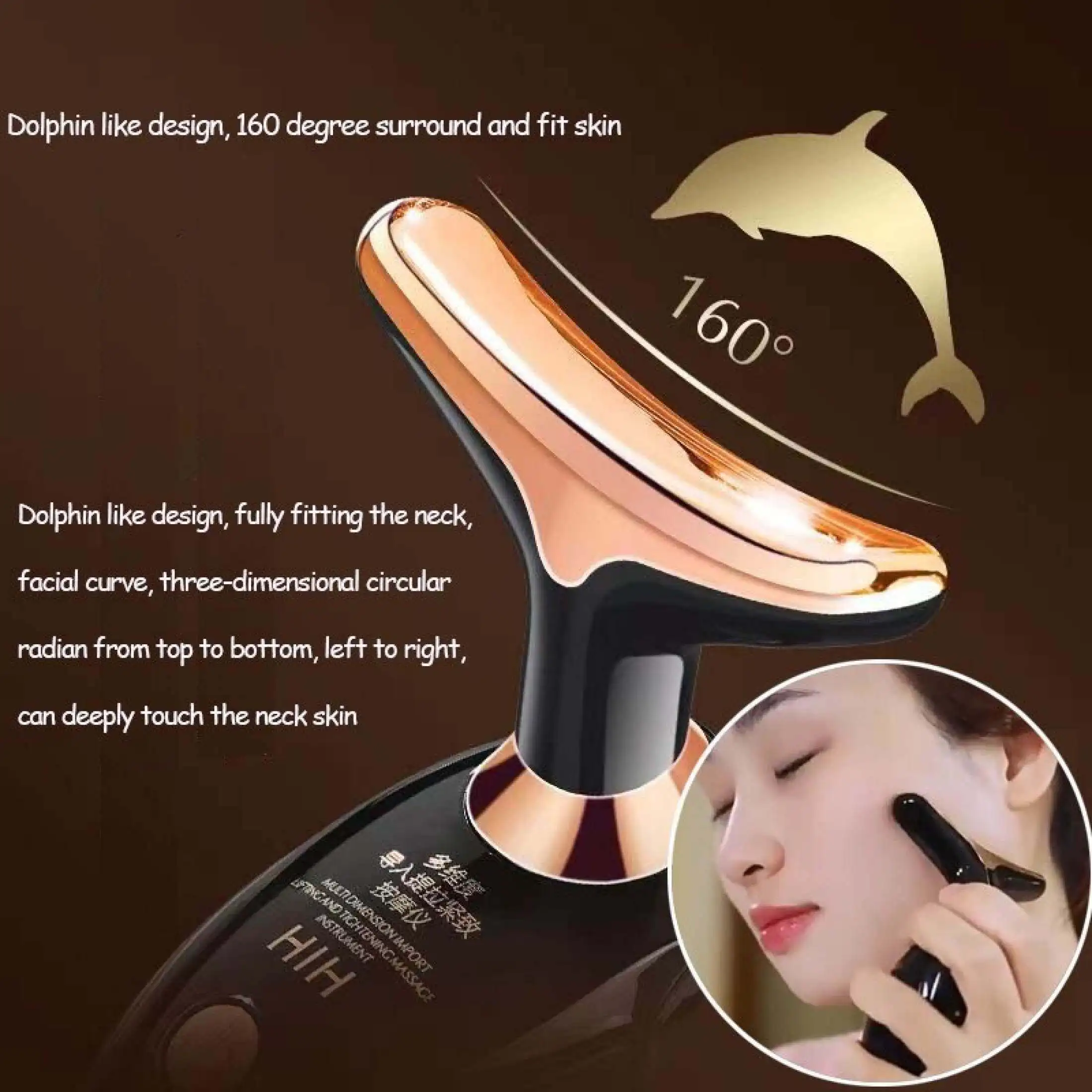 Face Lifting Device Neck Facial Eye Massage Introducer Microcurrent Skin Rejuvenation Anti Aging Beauty Device Face Massager