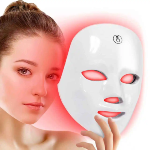 7 Colors LED Wireless Silicone  Face Mask