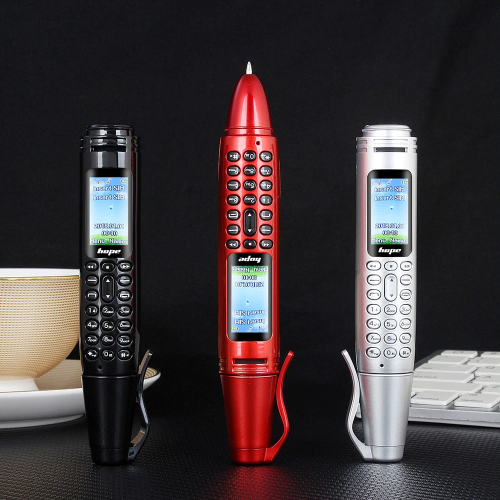 UNIWA AK007 2G Mini Pen Phone Dual Nano SIM Cellphone 0.96 UNIWA AK007 2G Mini Pen Phone Dual Nano SIM Cellphone 0.96