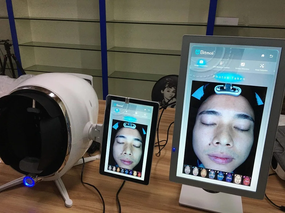 NEW 2025 Magic Mirror 3D Digital Facial Analysis Machine Product Desc Skin Analyzer AI Intelligent Image Instrument Detector
