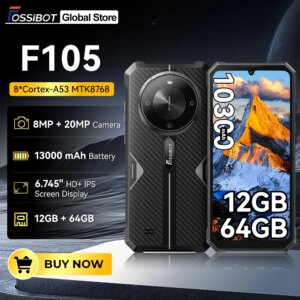 FOSSiBOT F105 Rugged Smartphone 12(4+8)GB+64GB