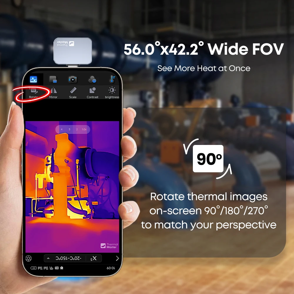 P2//P2Pro Thermal Imager 15X Zoom Infrared Thermal Maging Camera for Phone PCB HVAC Check and Repair Gadget P2//P2Pro Thermal Imager 15X Zoom Infrared Thermal Maging Camera for Phone PCB HVAC Check and Repair Gadget