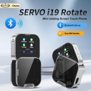 SERVO i19 Rotate Mini Phone, Touch Screen 2 SIM Standby