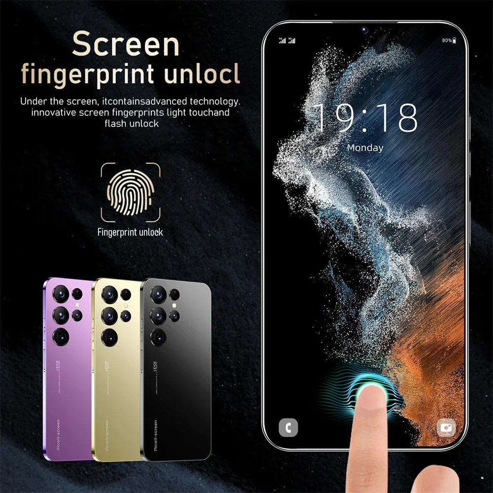 2026 New 5G dual card dual standby For original intelligent S26 Ultrar Ultra global version Android 14 system 8000mAh battery
