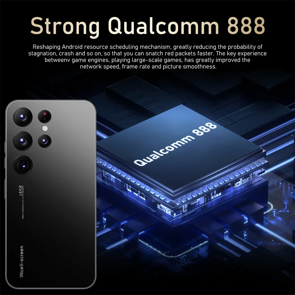 2026 New 5G dual card dual standby For original intelligent S26 Ultrar Ultra global version Android 14 system 8000mAh battery