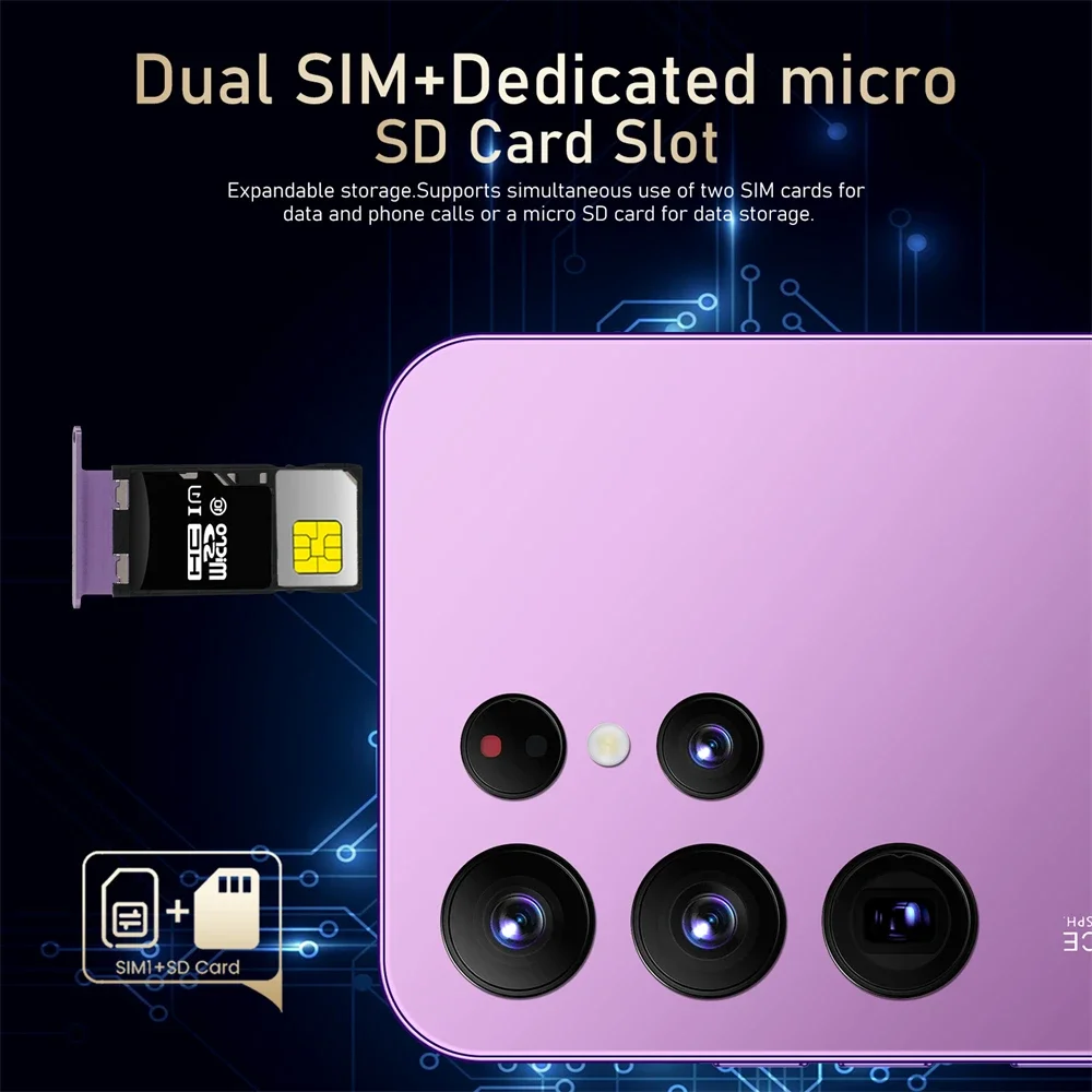 2026 New 5G dual card dual standby For original intelligent S26 Ultrar Ultra global version Android 14 system 8000mAh battery