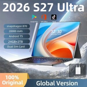 S27 Ultra Android 15 5G Tablet 24GB+2TB Snapdragon 8 Gen 3
