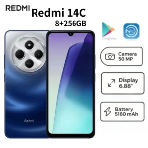 Redmi 14C Global Version High-Performance Smartphone 8GB+256GB