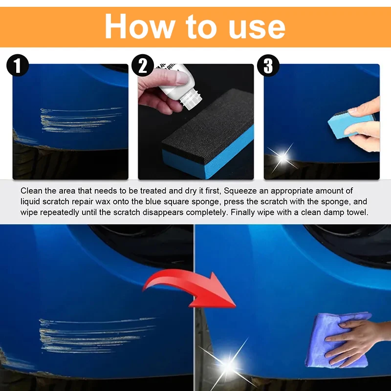 Car Scratch Remover Paint Care Tools Auto Swirl Remover Scratches Repair Polishing Auto Body Grinding Compound Anti Scratch Wax Car Scratch Remover Paint Care Tools Auto Swirl Remover Scratches Repair Polishing Auto Body Grinding Compound Anti Scratch Wax