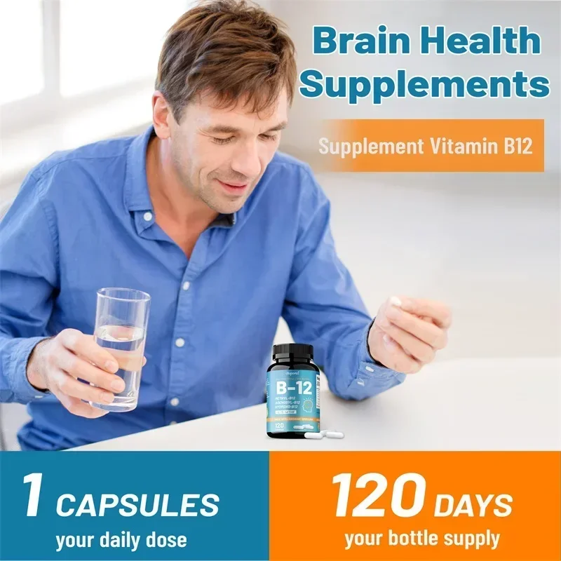 Vitamin B12 - Supports Brain Health and Energy Production, Protects The Nervous System, and Promotes Metabolic Function
