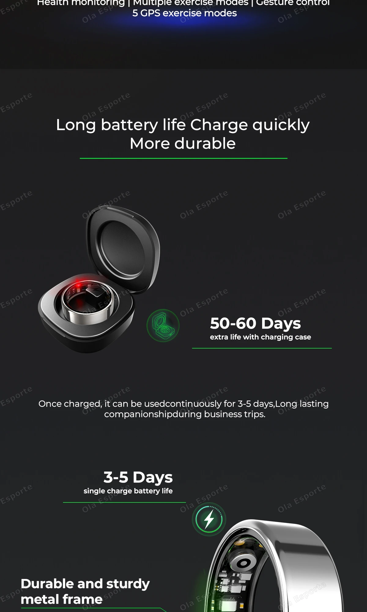New R09 Smart Ring Men Women with Charging Case,Heart Rate Blood Oxygen,Skin Temperature Monitor,5ATM Waterproof For Android IOS New R09 Smart Ring Men Women with Charging Case,Heart Rate Blood Oxygen,Skin Temperature Monitor,5ATM Waterproof For Android IOS