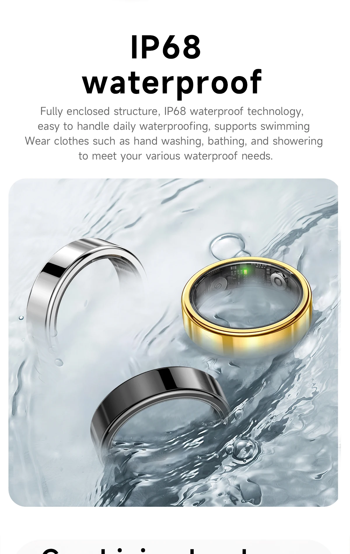 2026 New Smart Ring Heart Rate Blood Pressure Sleep Monitoring Motion Tracking IP68 Waterproof Men Women Smart Ring Holiday Gift 2026 New Smart Ring Heart Rate Blood Pressure Sleep Monitoring Motion Tracking IP68 Waterproof Men Women Smart Ring Holiday Gift
