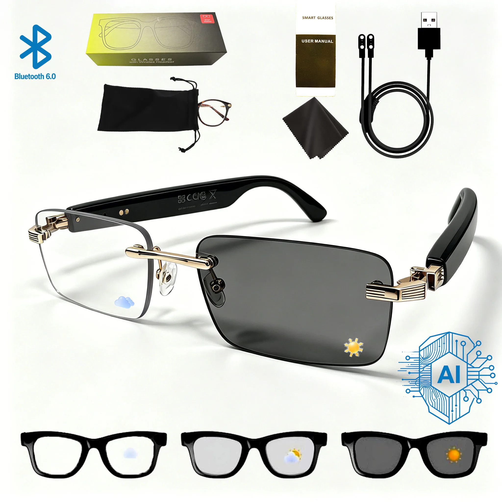 AI Glasses UF05Jin B