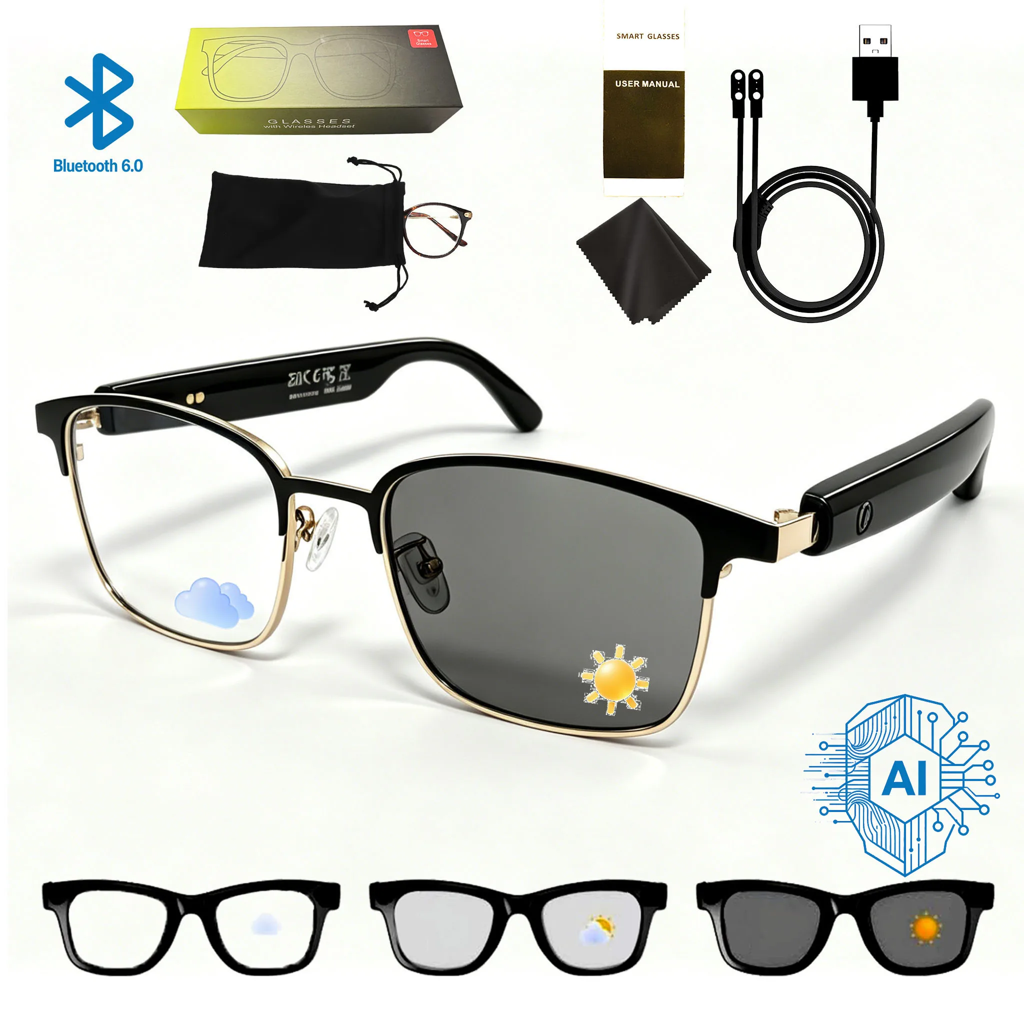 AI Glasses GS06Jin B