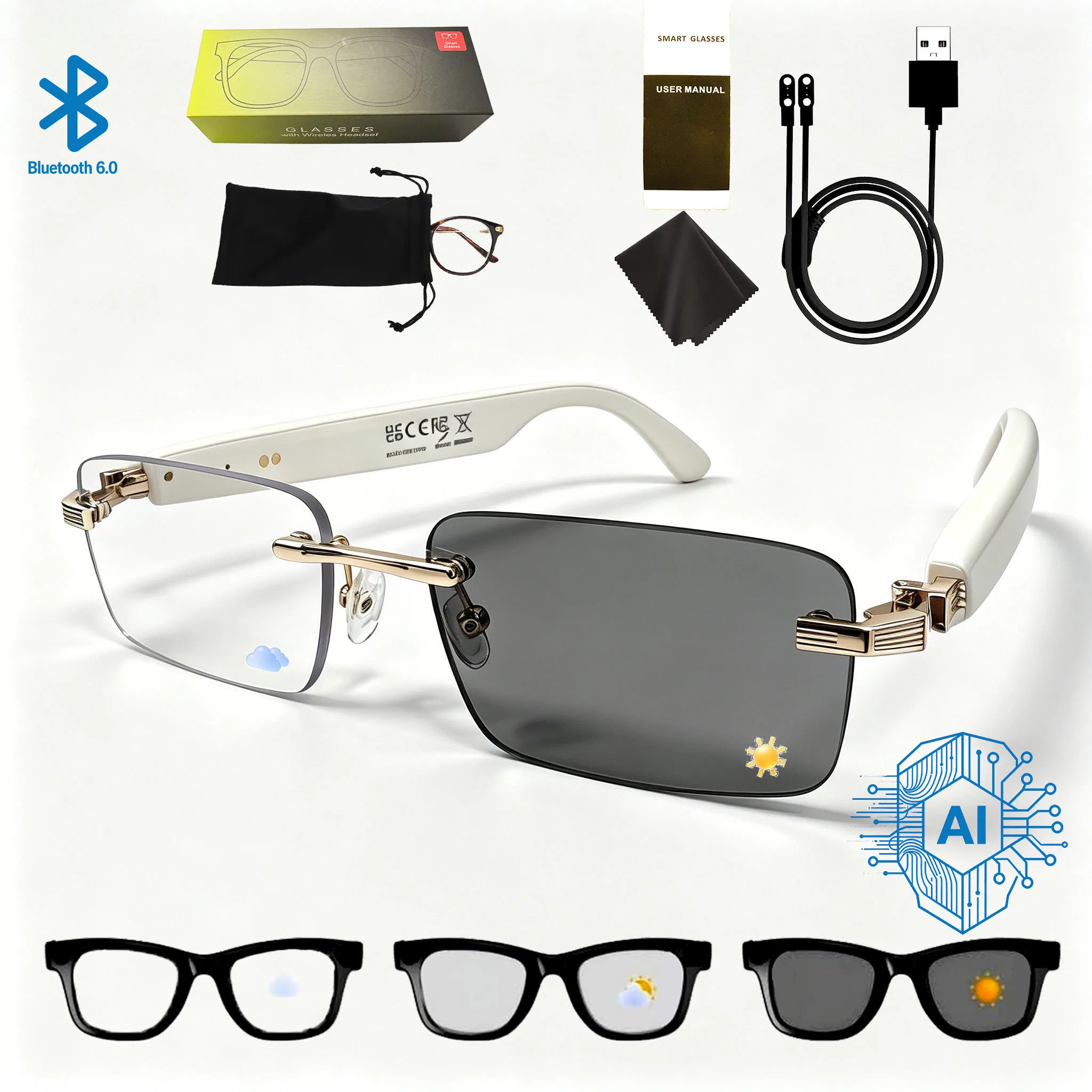 AI Glasses UF05Jin W