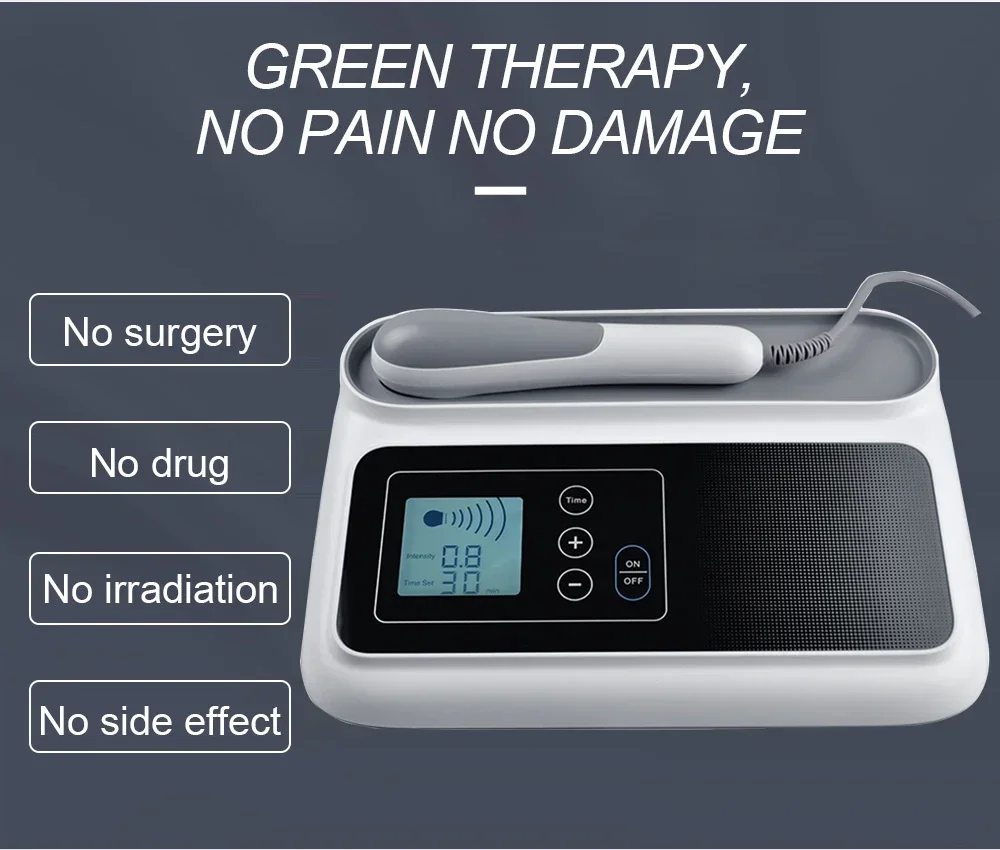 Ultrasonic Therapy Machine For Pain Relief Muscle Joints Massage No Drug Ultrasound 1MHz Physiotherapy Device LCD Screen Display