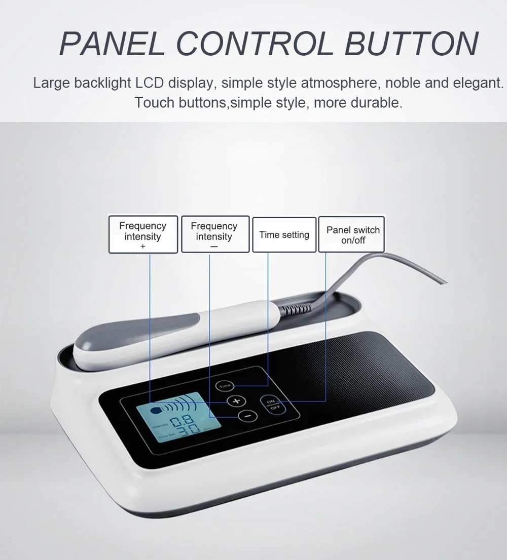 Ultrasonic Therapy Machine For Pain Relief Muscle Joints Massage No Drug Ultrasound 1MHz Physiotherapy Device LCD Screen Display