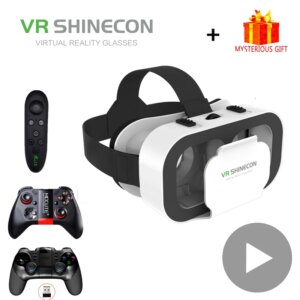 VR Shinecon Helmet 3D Glasses Virtual Reality For Smartphone