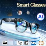 8K HD AI Smart Glasses Translation, Calls AI Chat, Music